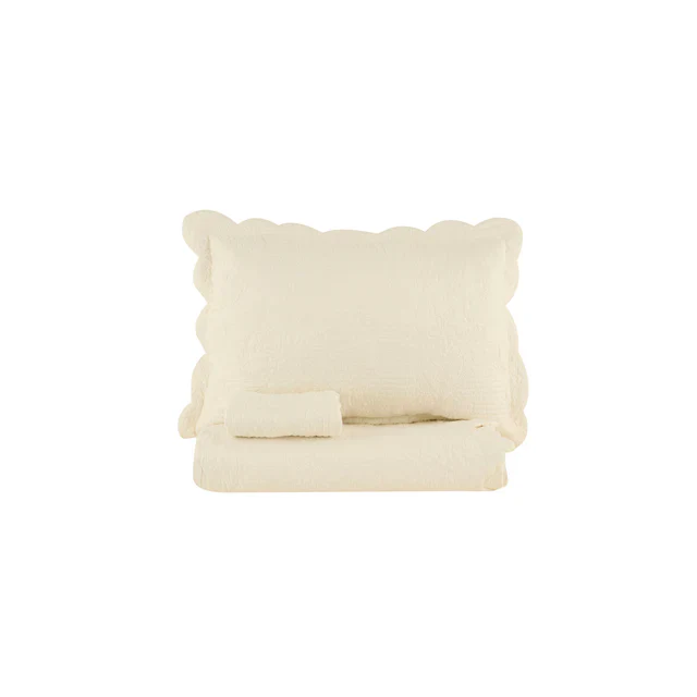 Camille Sprei Set Ecru 230x240 cm + 2 (50x70 cm) - Image 8