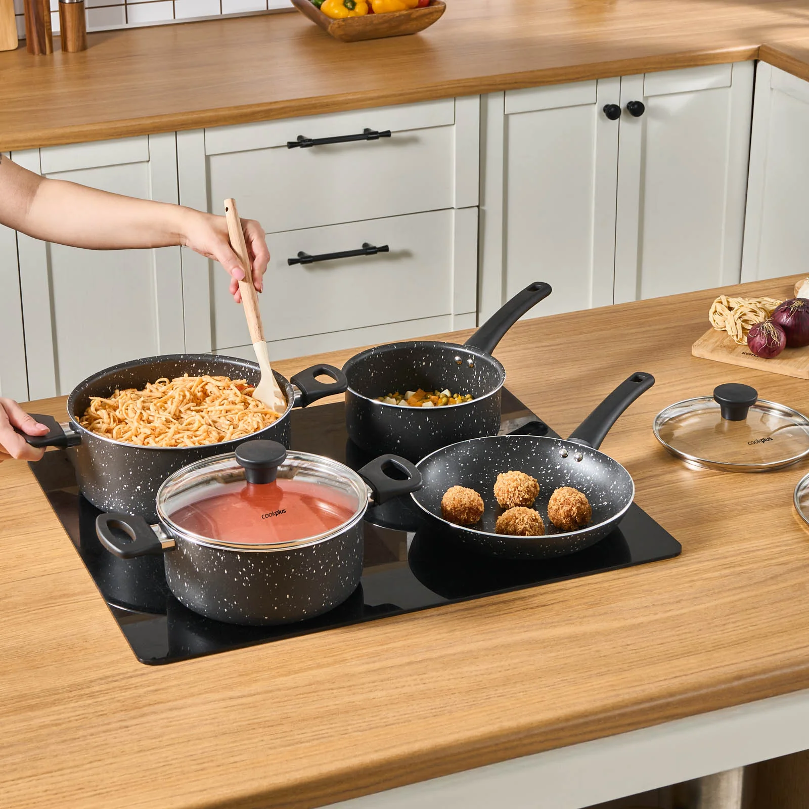 Cookplus Aura Roller 7-delige Pannenset - Image 5