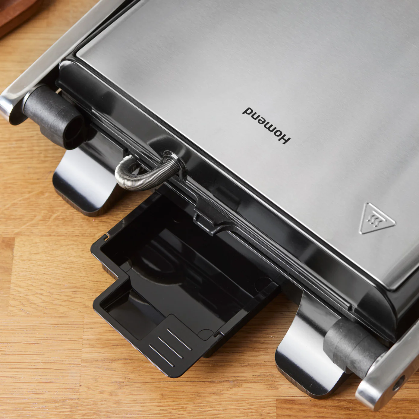 Homend Grilliant 1346H Inox-behuizing met gietijzeren platen Sandwich- en Grillmachine - Image 10