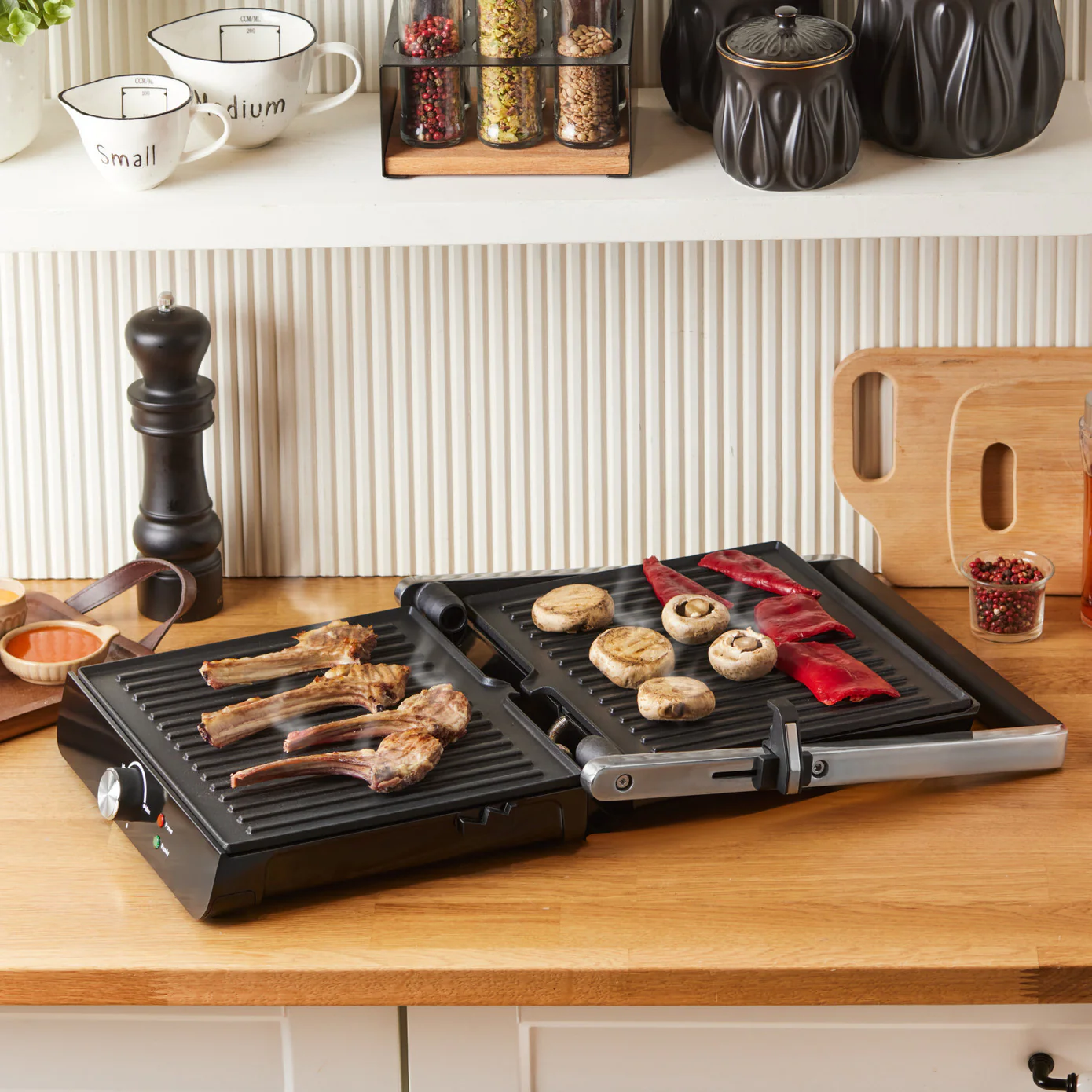 Homend Grilliant 1346H Inox-behuizing met gietijzeren platen Sandwich- en Grillmachine - Image 8