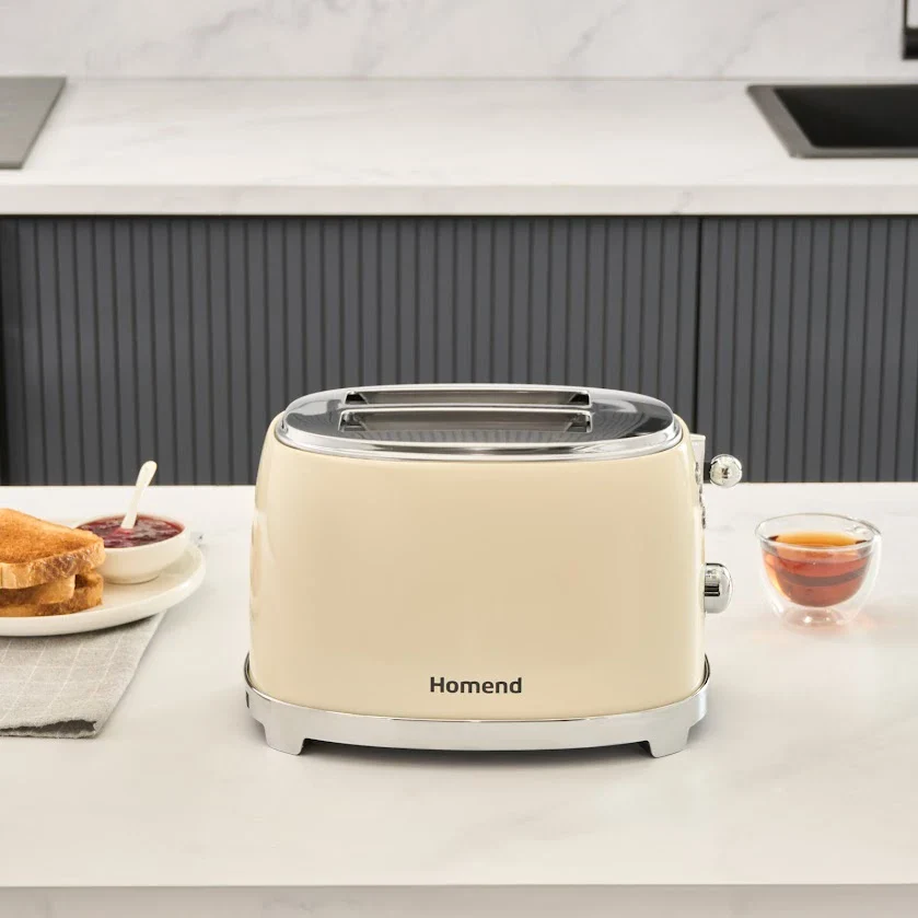 Homend Vintage Breadfast 1527H Toaster Crème