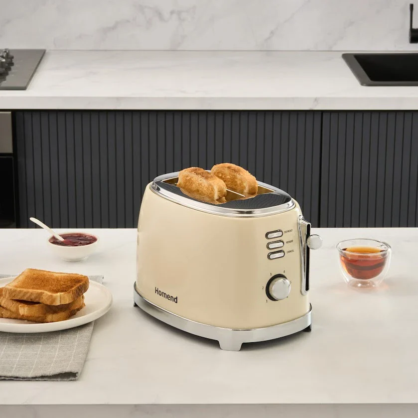 Homend Vintage Breadfast 1527H Toaster Crème - Image 2
