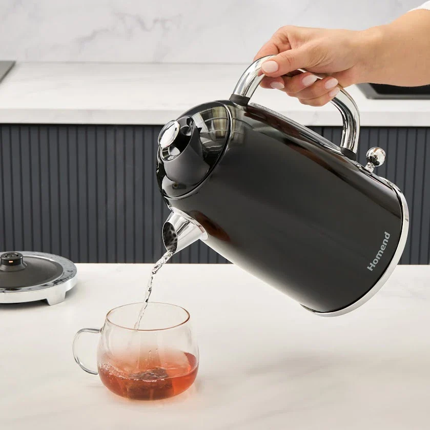 Homend Vintage Heatrow 1627H Waterkoker 2200W Zwart - Image 3