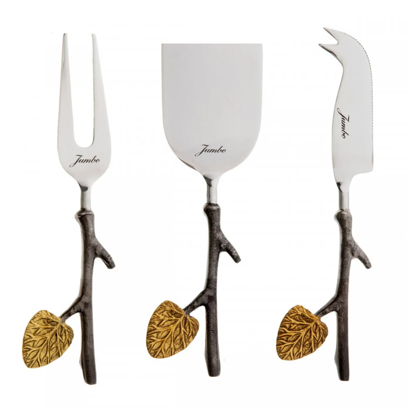 Jumbo Blad Kaas Serveer Set, 3 Delig - Image 5