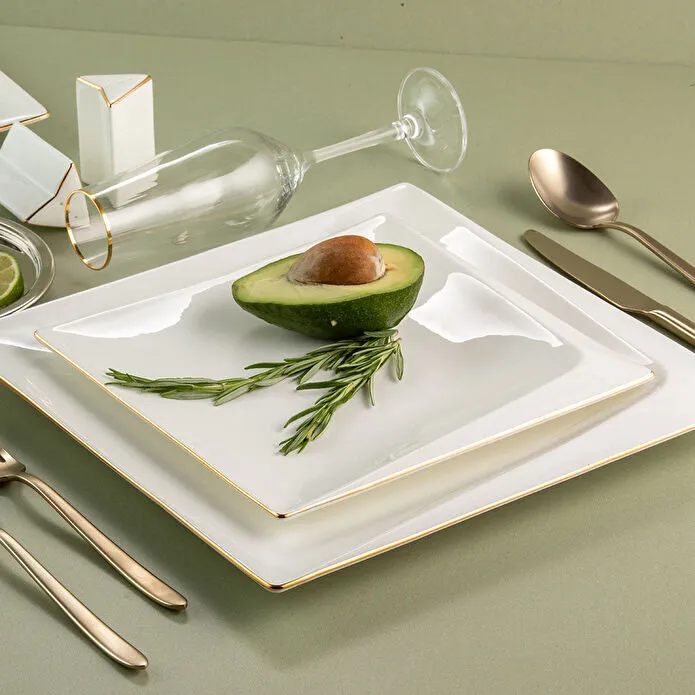 Jumbo Fold Gold 58-delig vierkant servies voor 12 personen - Image 12