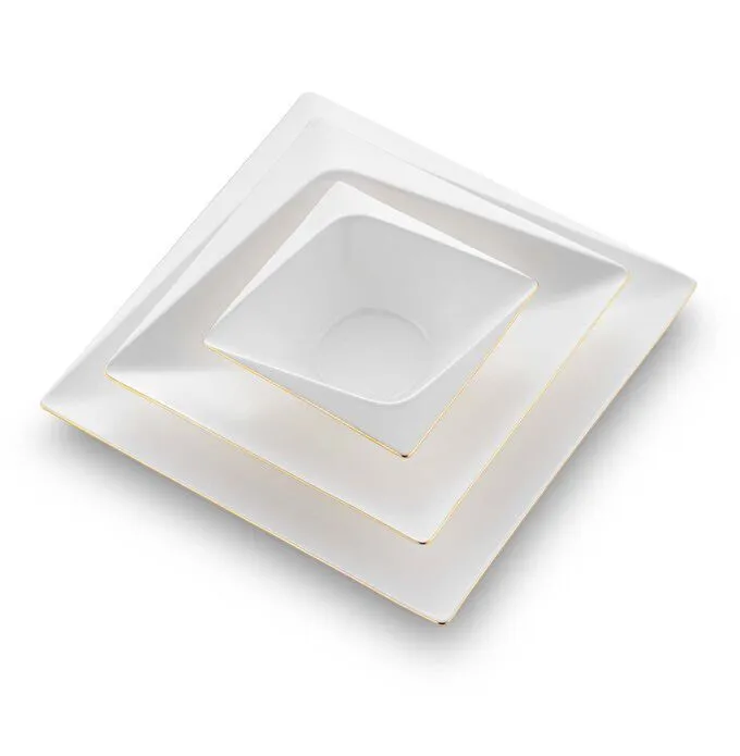 Jumbo Fold Gold 58-delig vierkant servies voor 12 personen - Image 16