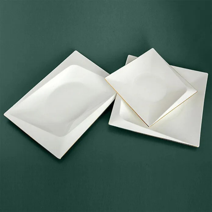 Jumbo Fold Gold 58-delig vierkant servies voor 12 personen - Image 6