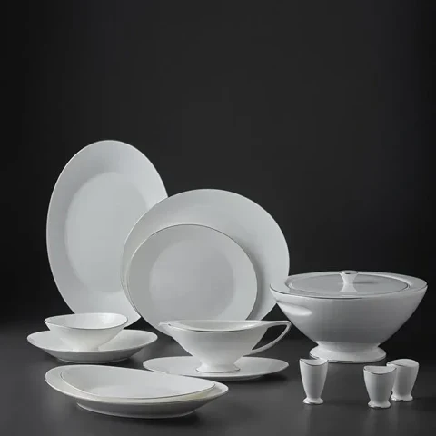 Jumbo Moon Platina 64-Delig Serviesset Voor 12 Personen