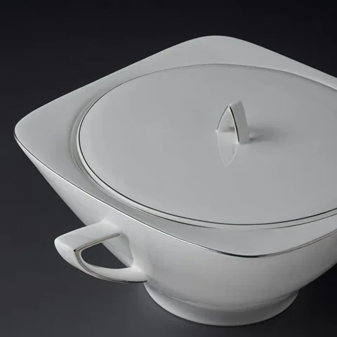 Jumbo Wind Platina 64-Delig Serviesset Voor 12 Personen – Vierkant - Image 7