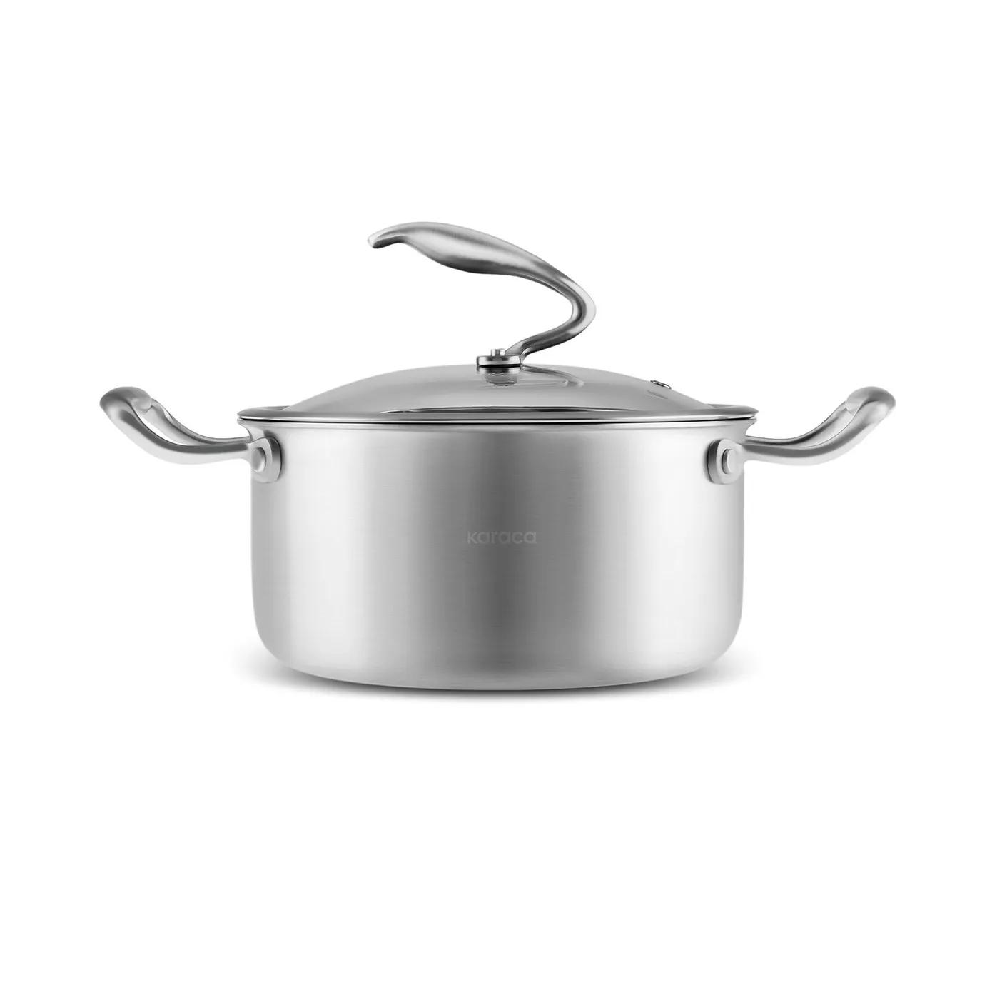 Karaca 5Ply PowerSteel 316+ Kochtopf Set, 7 Teilig - Image 3