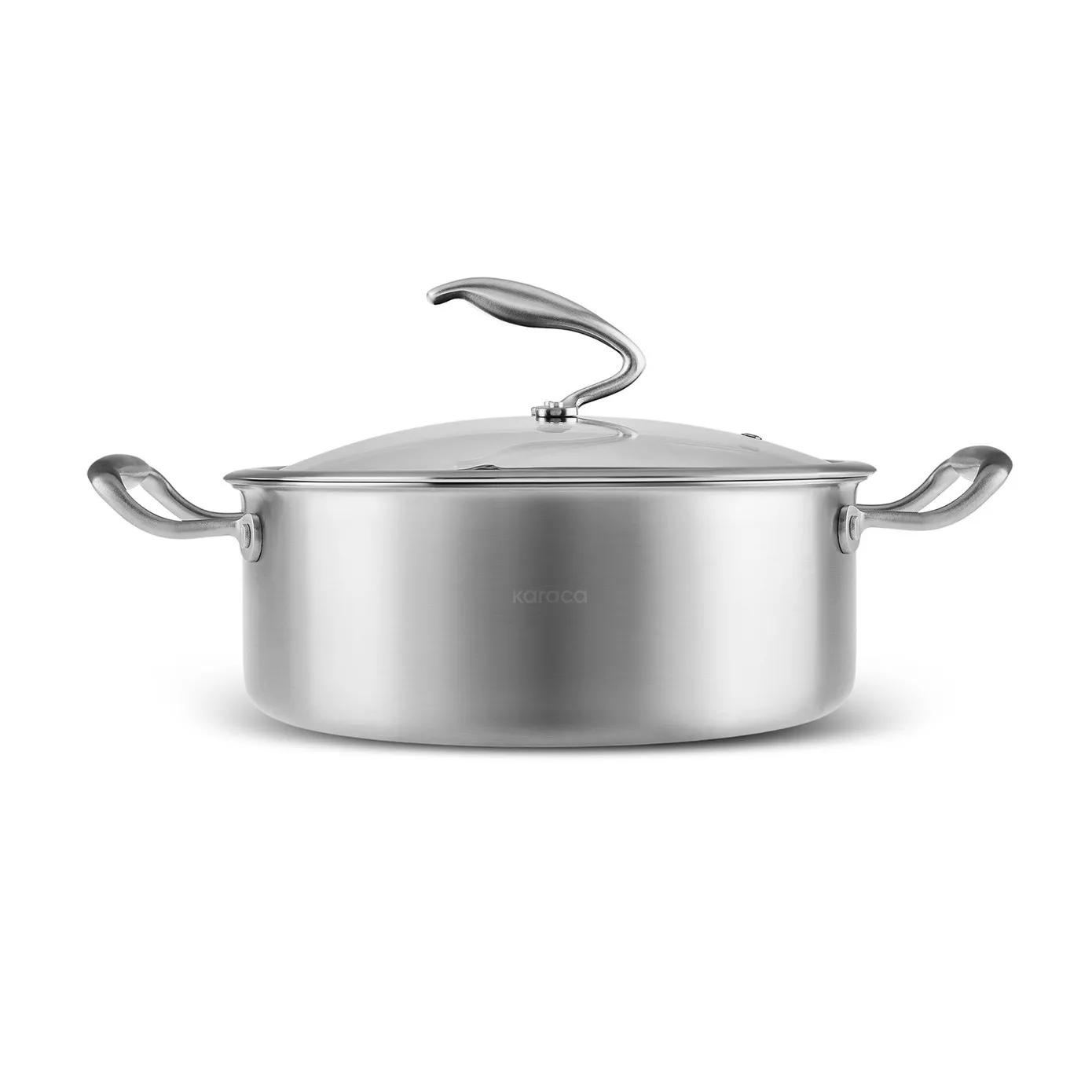 Karaca 5Ply PowerSteel 316+ Kochtopf Set, 7 Teilig - Image 4
