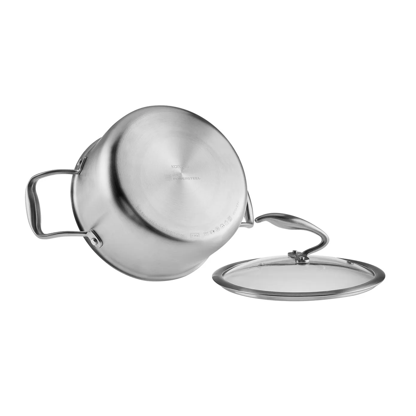 Karaca 5Ply PowerSteel 316+ Kochtopf Set, 7 Teilig - Image 9