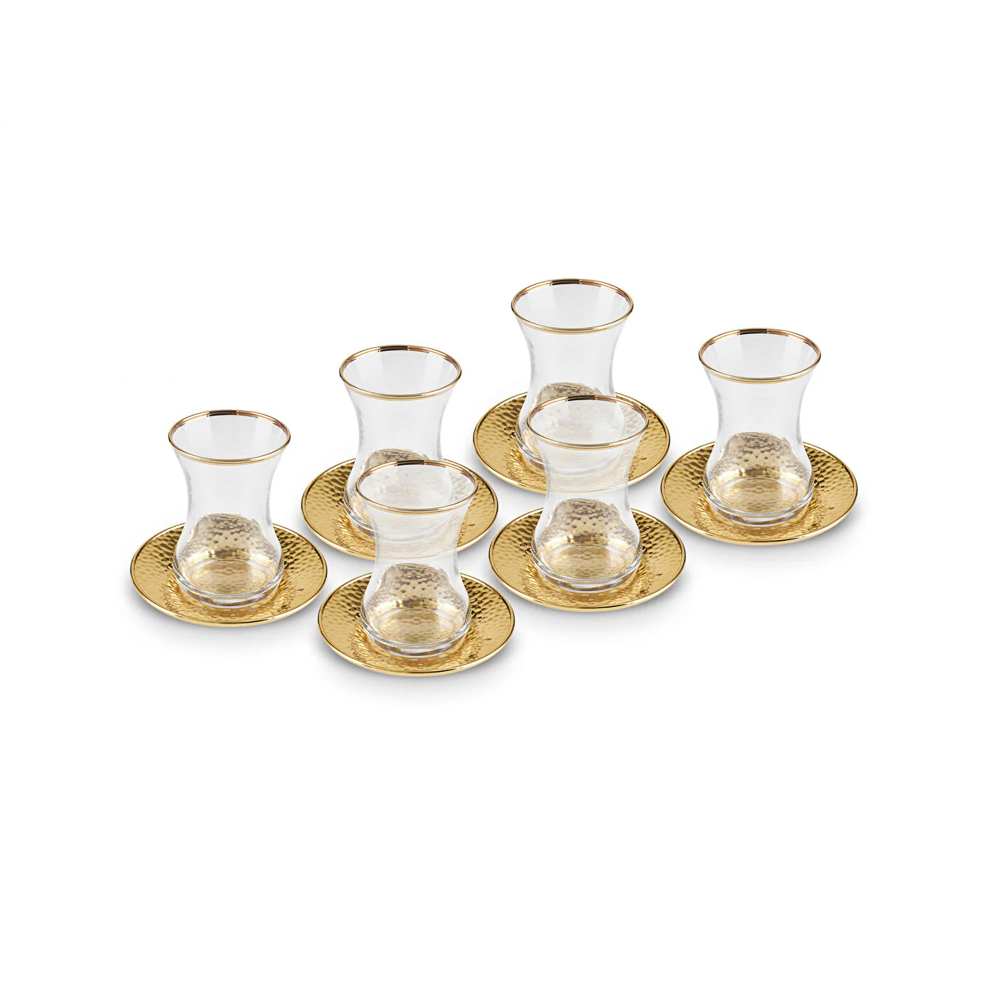 Karaca Ada 18-delige Theeset voor 6 Personen Goud - Image 6