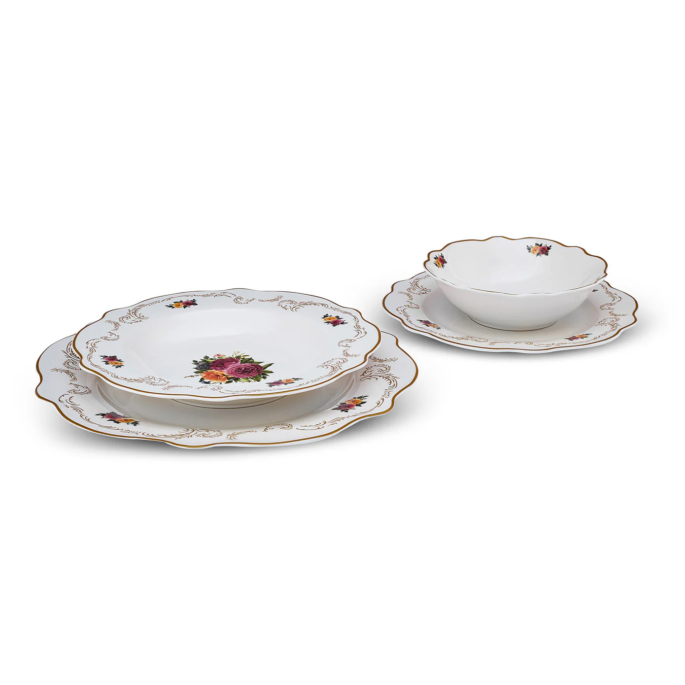Karaca Antique Porselein 24 Stuks 6-Persoons Diner Set - Image 2