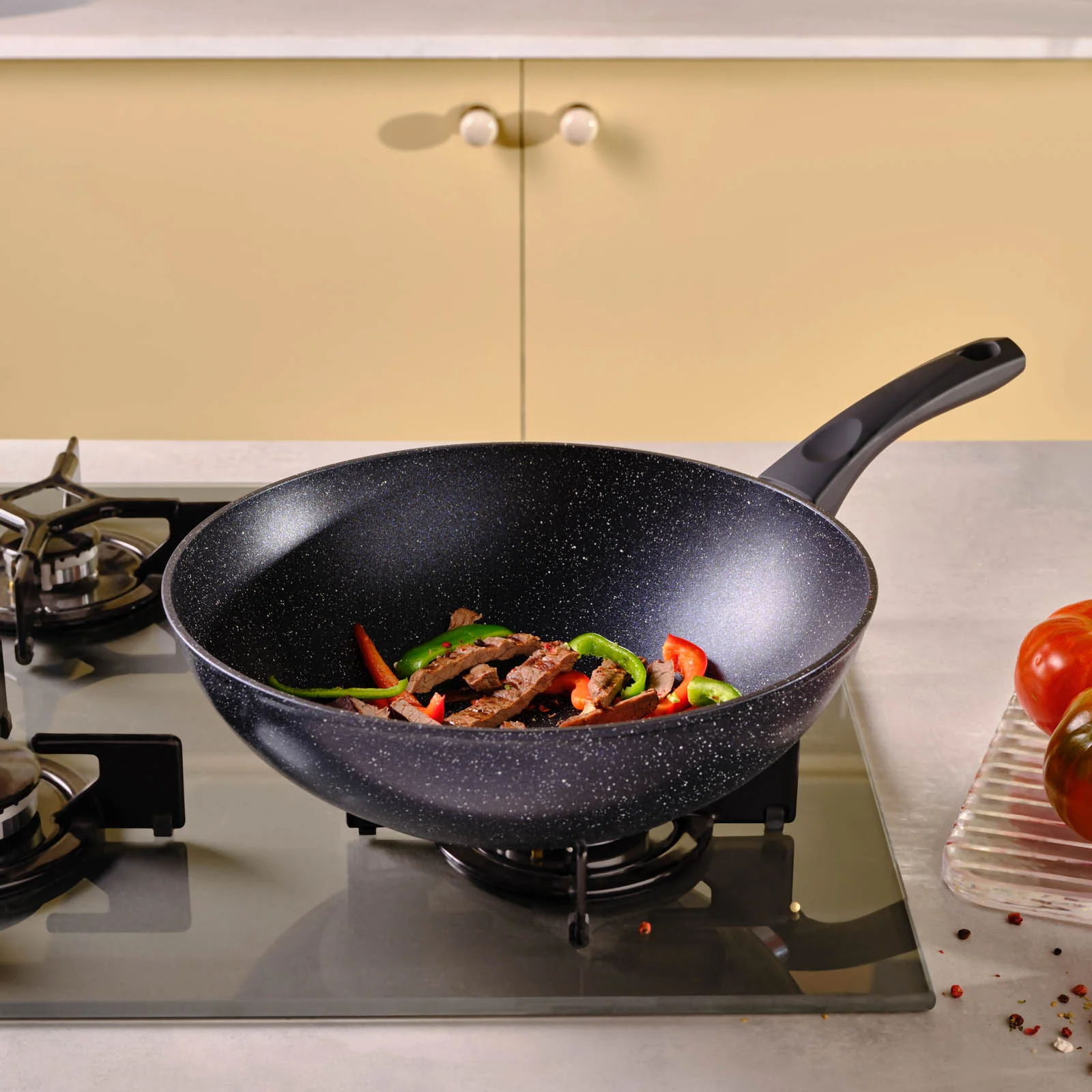 Karaca Aqua Granieten Wok 28 cm - Image 5