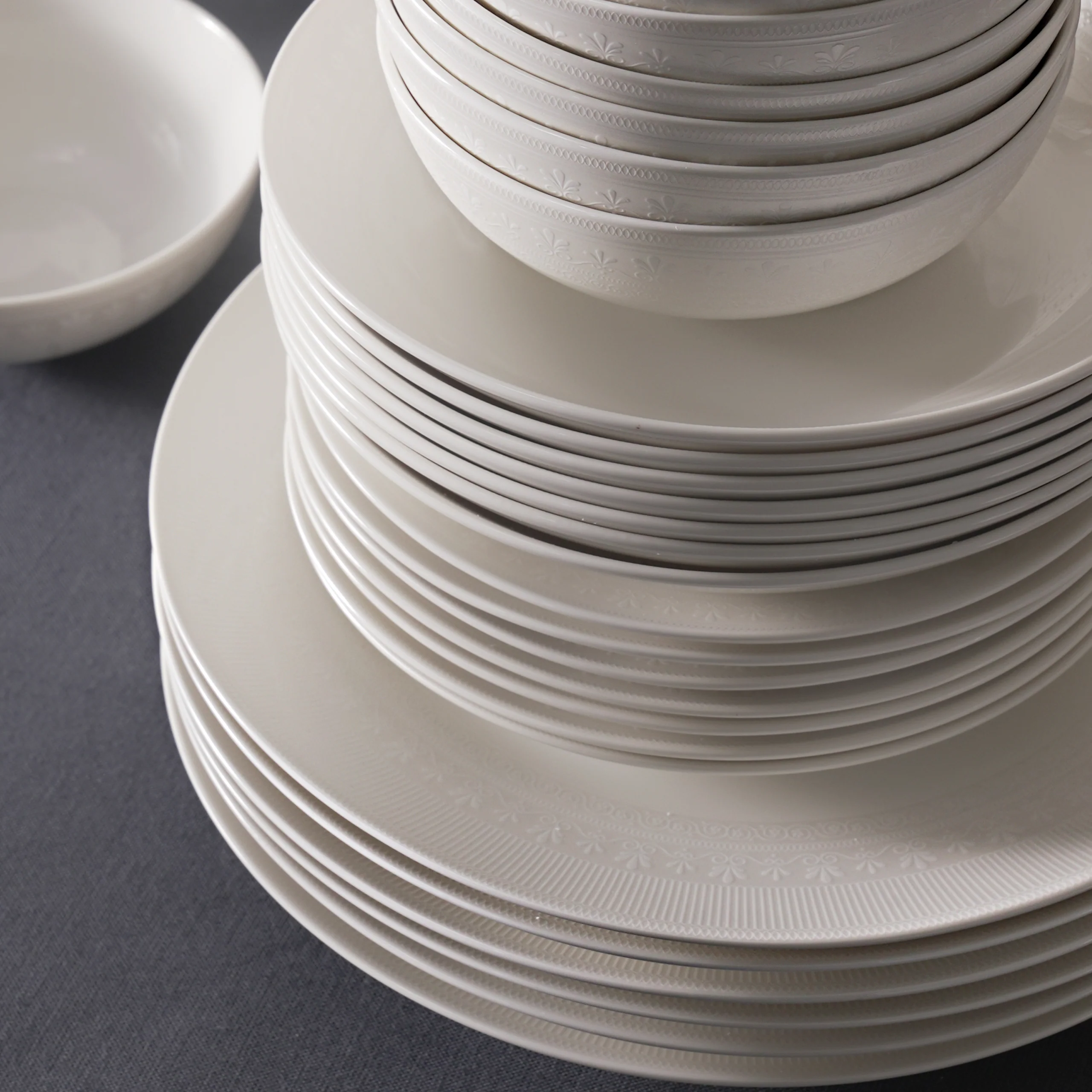 Karaca Arte 53-Delig Tafeldienst Voor 12 Personen, New Bone China - Image 7