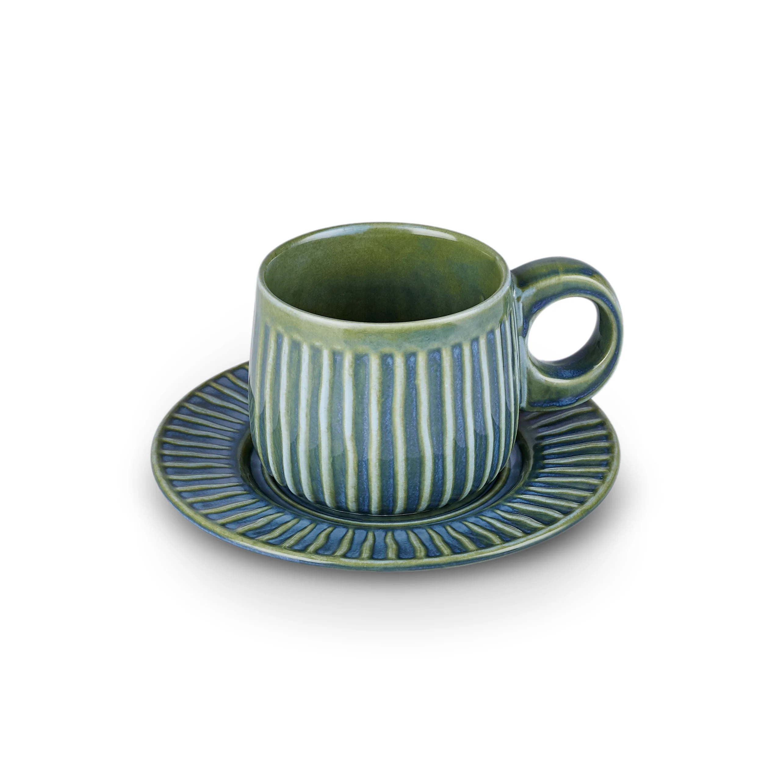 Karaca Arthur Groen & Blauw theekopje, 260 ml - Image 10