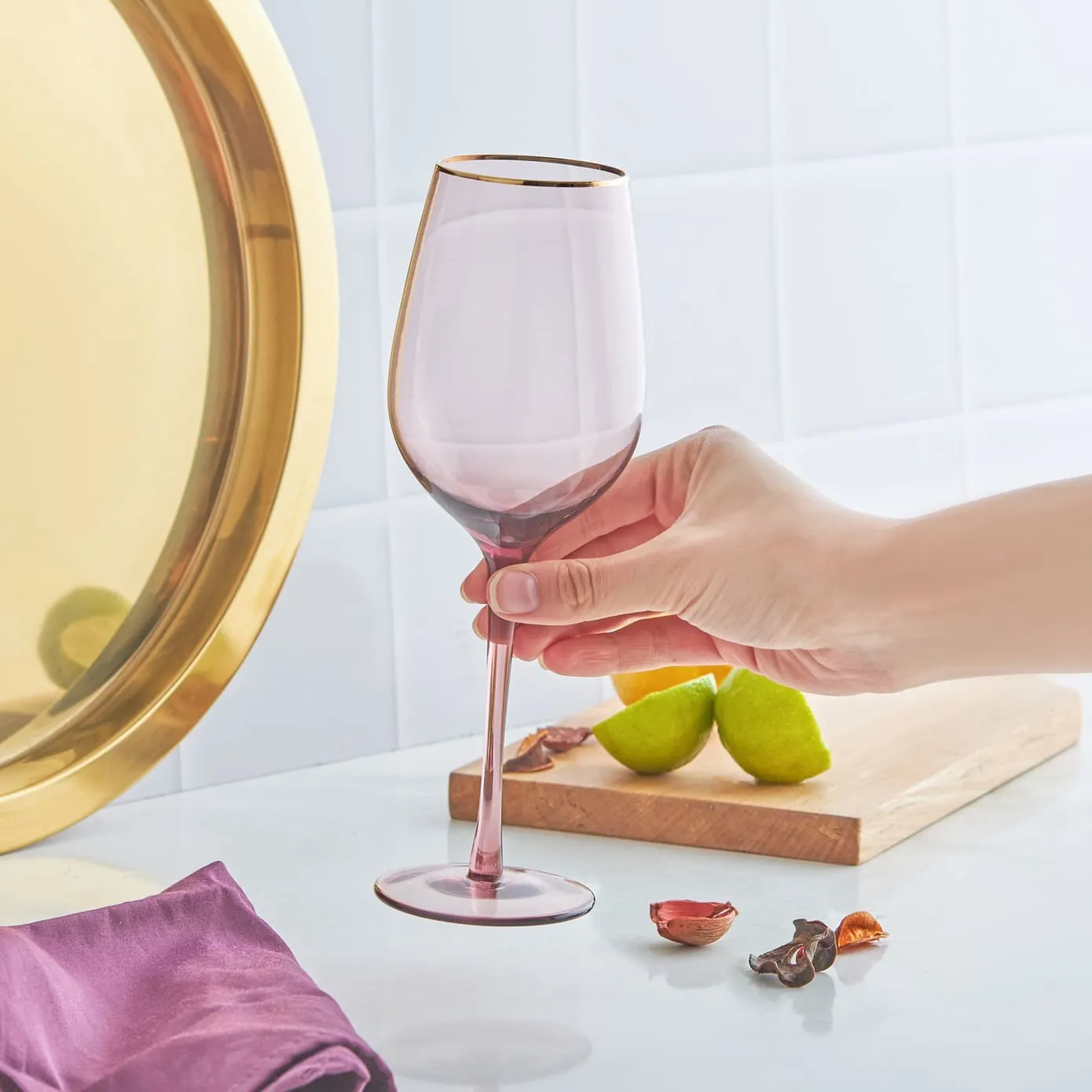 Karaca Azalea glas 520 ml, paars - Image 3