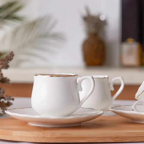 Karaca Beykoz 6-Delig Koffiekopjesset Voor 6 Personen 80 Ml - Image 2
