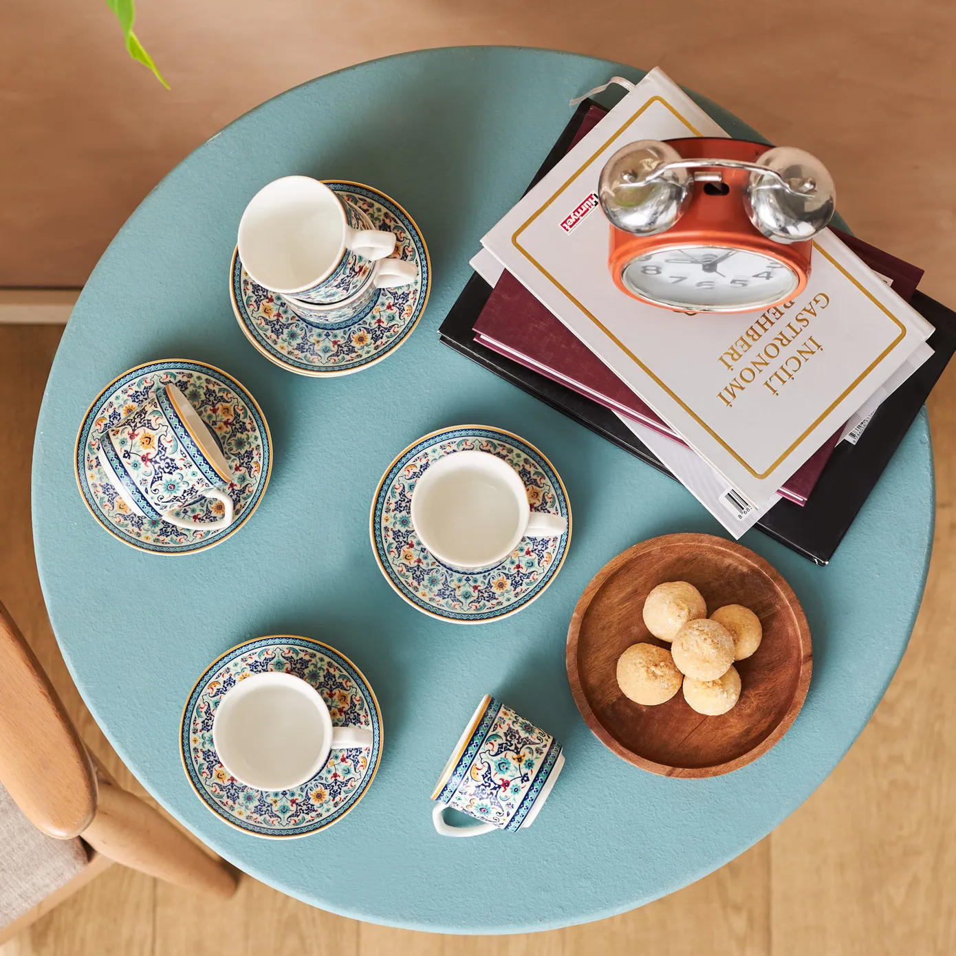 Karaca Beylerbeyi 6-persoons kaffeetassenset, 80 ml - Image 3
