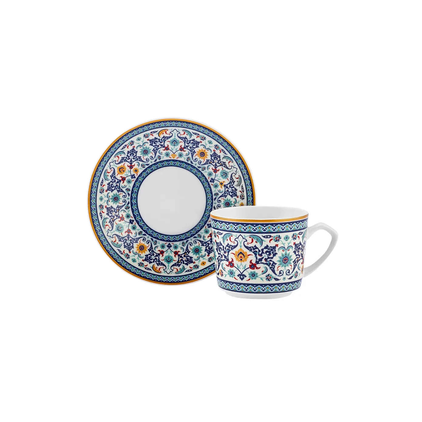 Karaca Beylerbeyi 6-persoons kaffeetassenset, 80 ml - Image 7