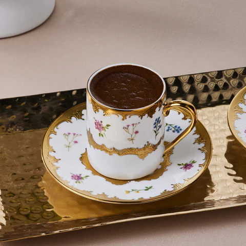 Karaca Bihter Koffiekopje Voor 6 Personen 90 Ml - Image 2