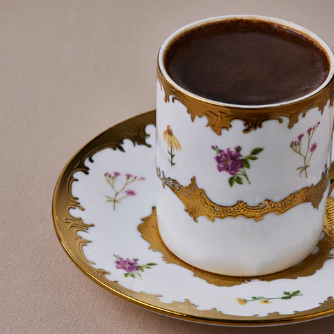 Karaca Bihter Koffiekopje Voor 6 Personen 90 Ml - Image 3