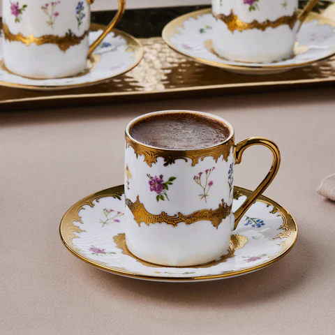 Karaca Bihter Koffiekopje Voor 6 Personen 90 Ml - Image 4