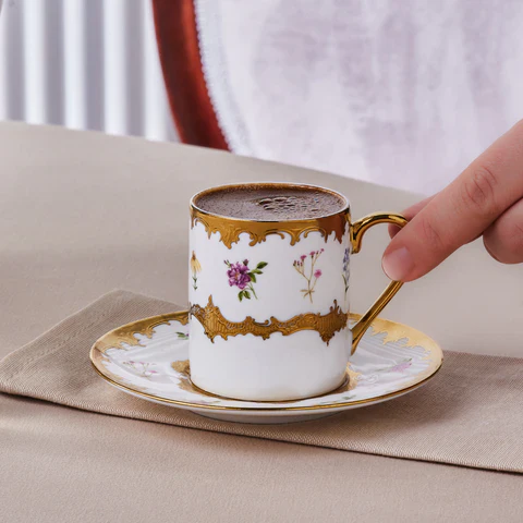 Karaca Bihter Koffiekopje Voor 6 Personen 90 Ml - Image 5