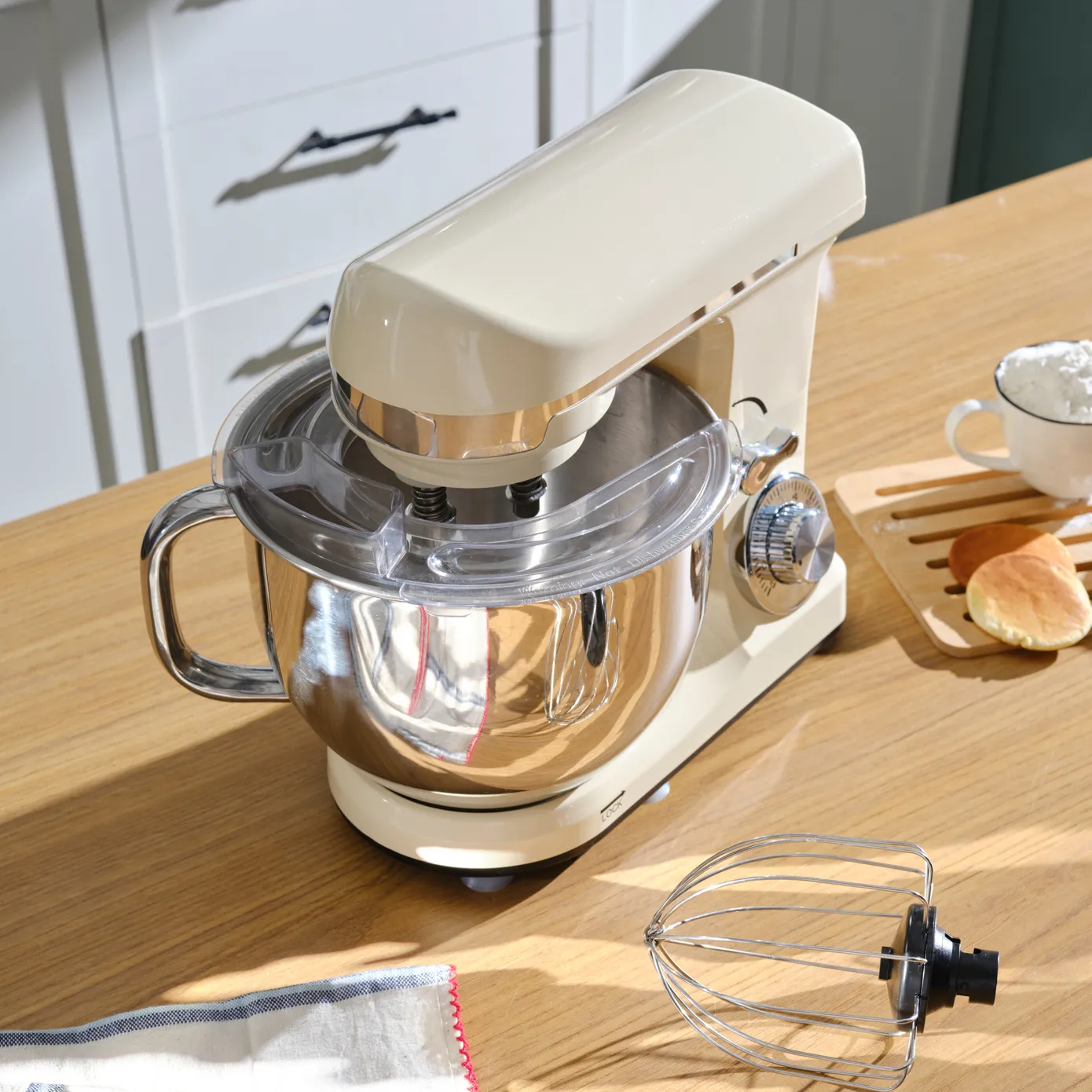 Karaca Blendburst Staande Mixer, 5.7L, 1400W, Iconic Beige - Image 7