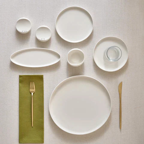 Karaca Bone China Olla 28-delige serveerset voor 6 personen, Wit - Image 3