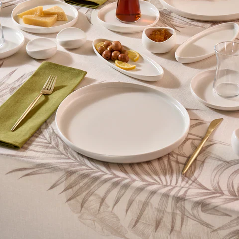 Karaca Bone China Olla 28-delige serveerset voor 6 personen, Wit - Image 4