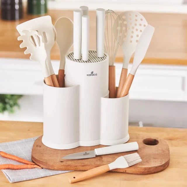 Karaca Burby Creme 14-delig Messenset - Image 6