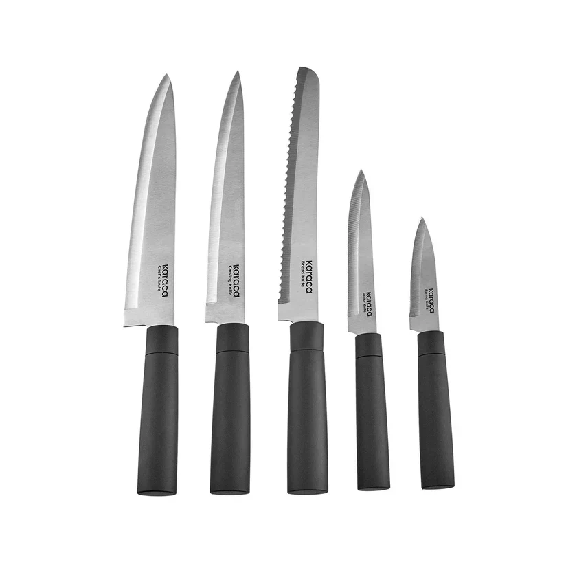Karaca Burby Wood, 14-Delige Set Met Opschepservies en Messen - Image 10