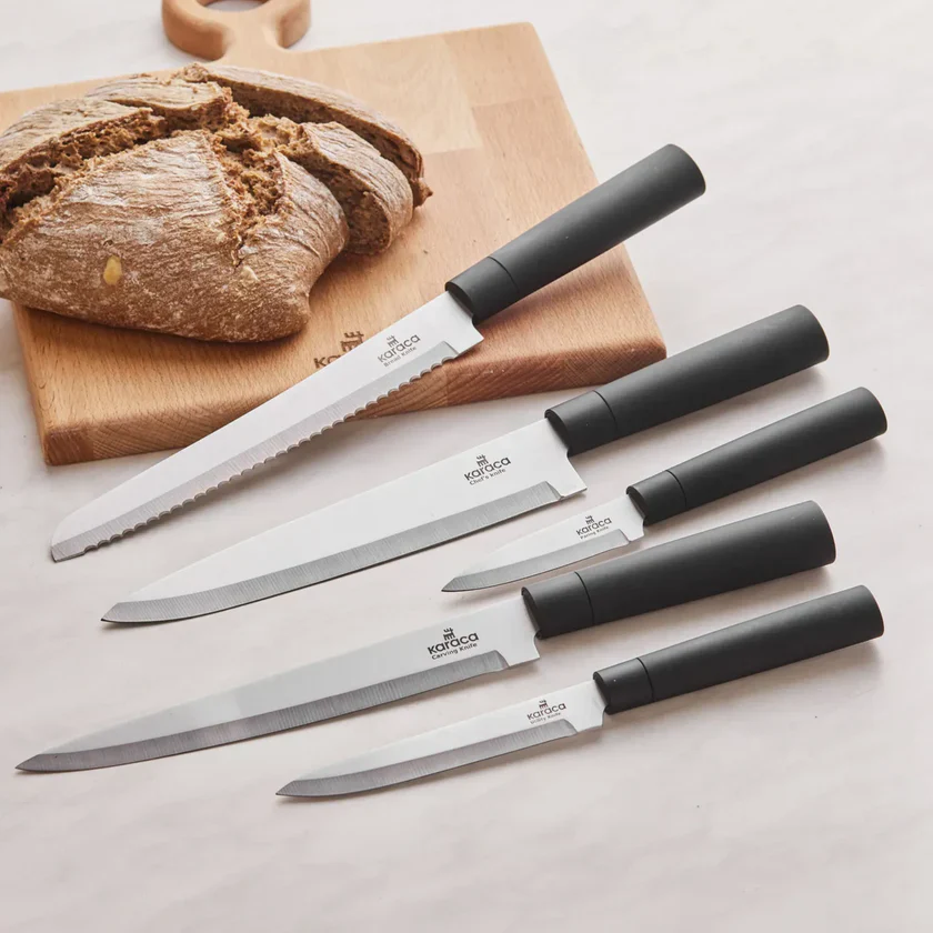 Karaca Burby Wood, 14-Delige Set Met Opschepservies en Messen - Image 7