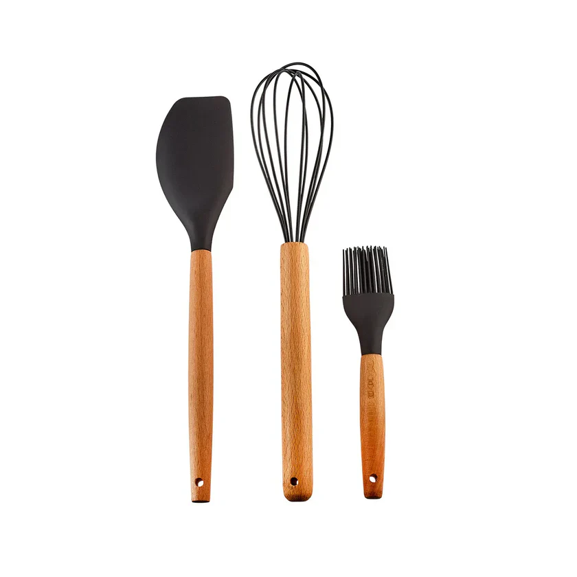Karaca Burby Wood, 14-Delige Set Met Opschepservies en Messen - Image 9