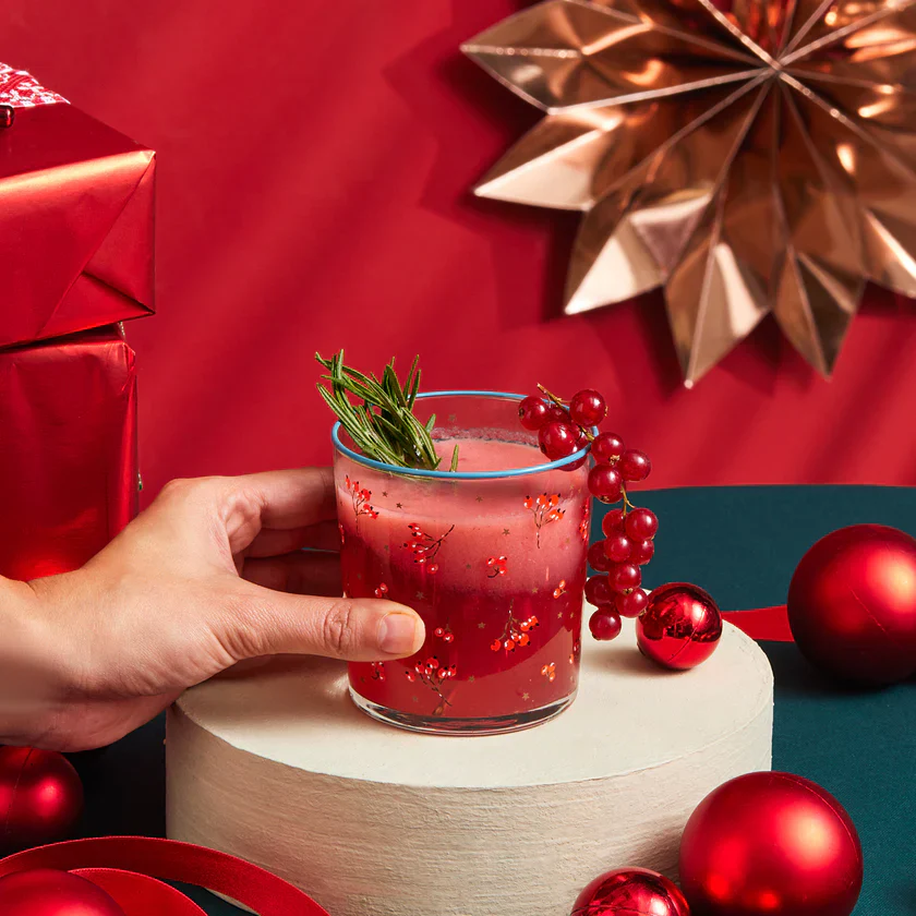 Karaca New Year Butcher Broom 3-delige Drinkglas Set - Image 5