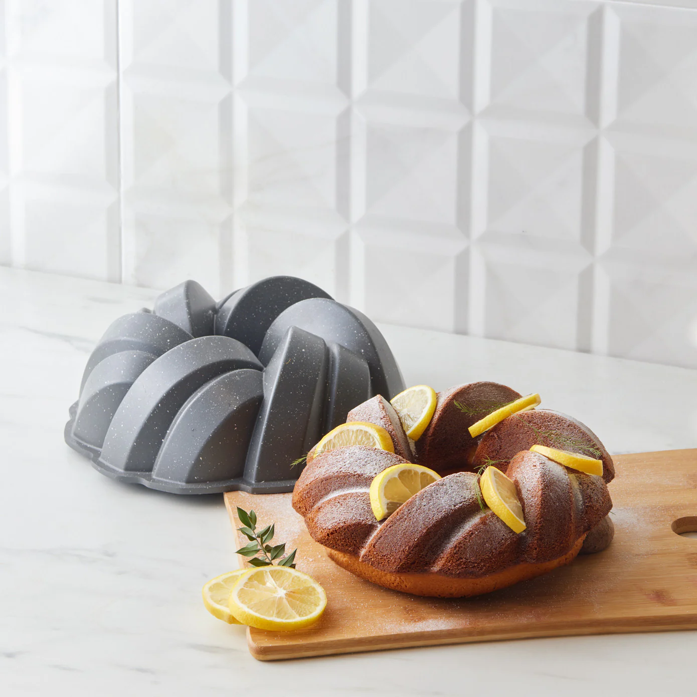 Karaca Cake Pro Gietaluminium Cakevorm Gevlochten Antraciet 26 cm