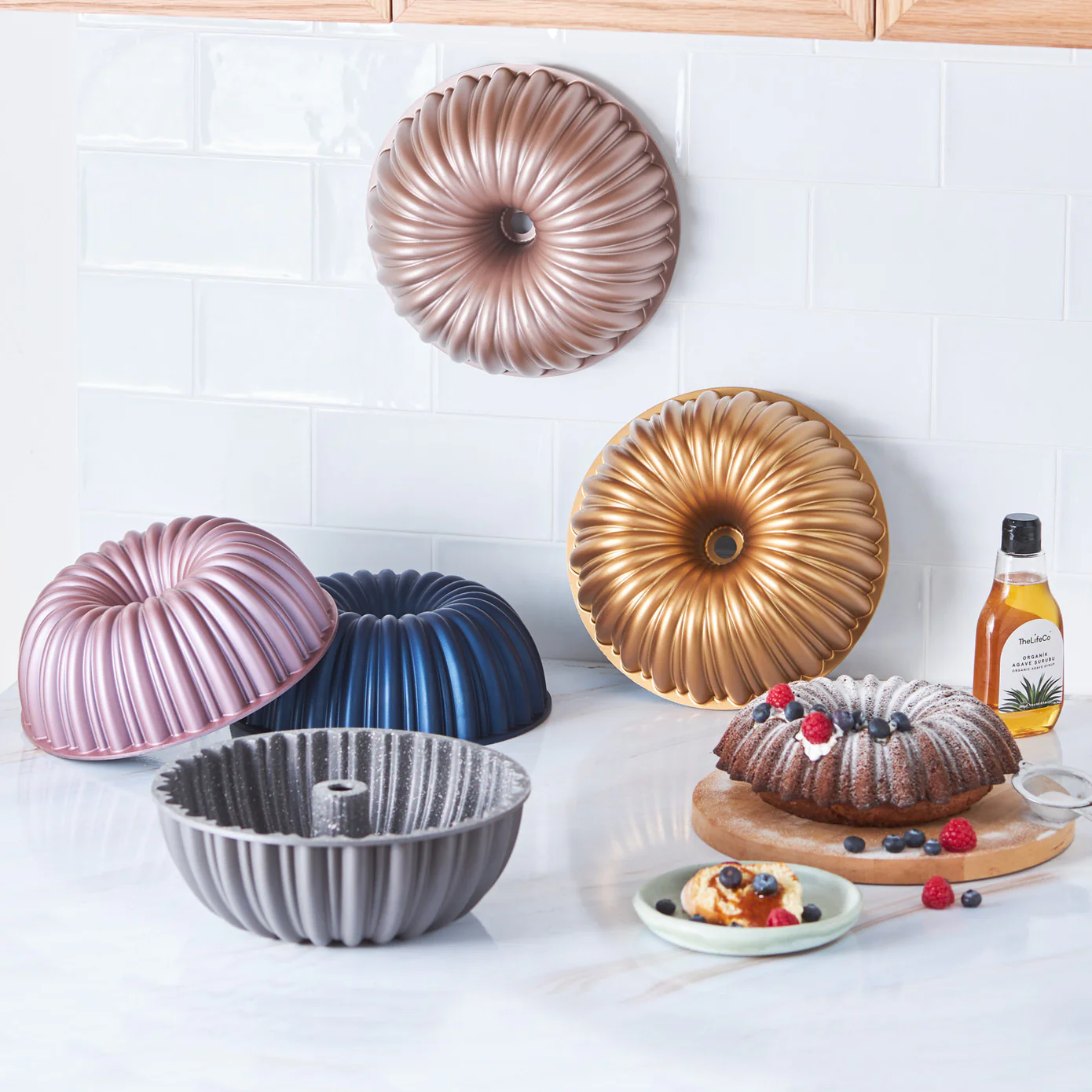 Karaca Cake Pro Gietaluminium Cakevorm met Segmenten Roségoud - Image 8