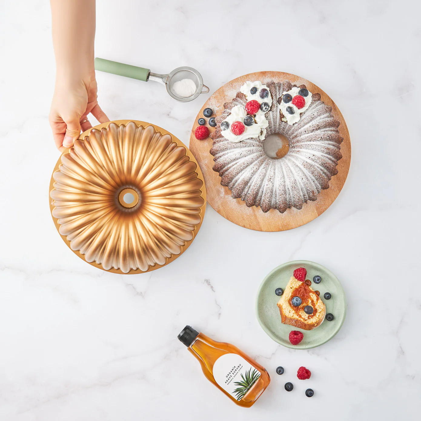 Karaca Cake Pro Gietaluminium Cakevorm Roségoud – Segmenten - Image 12