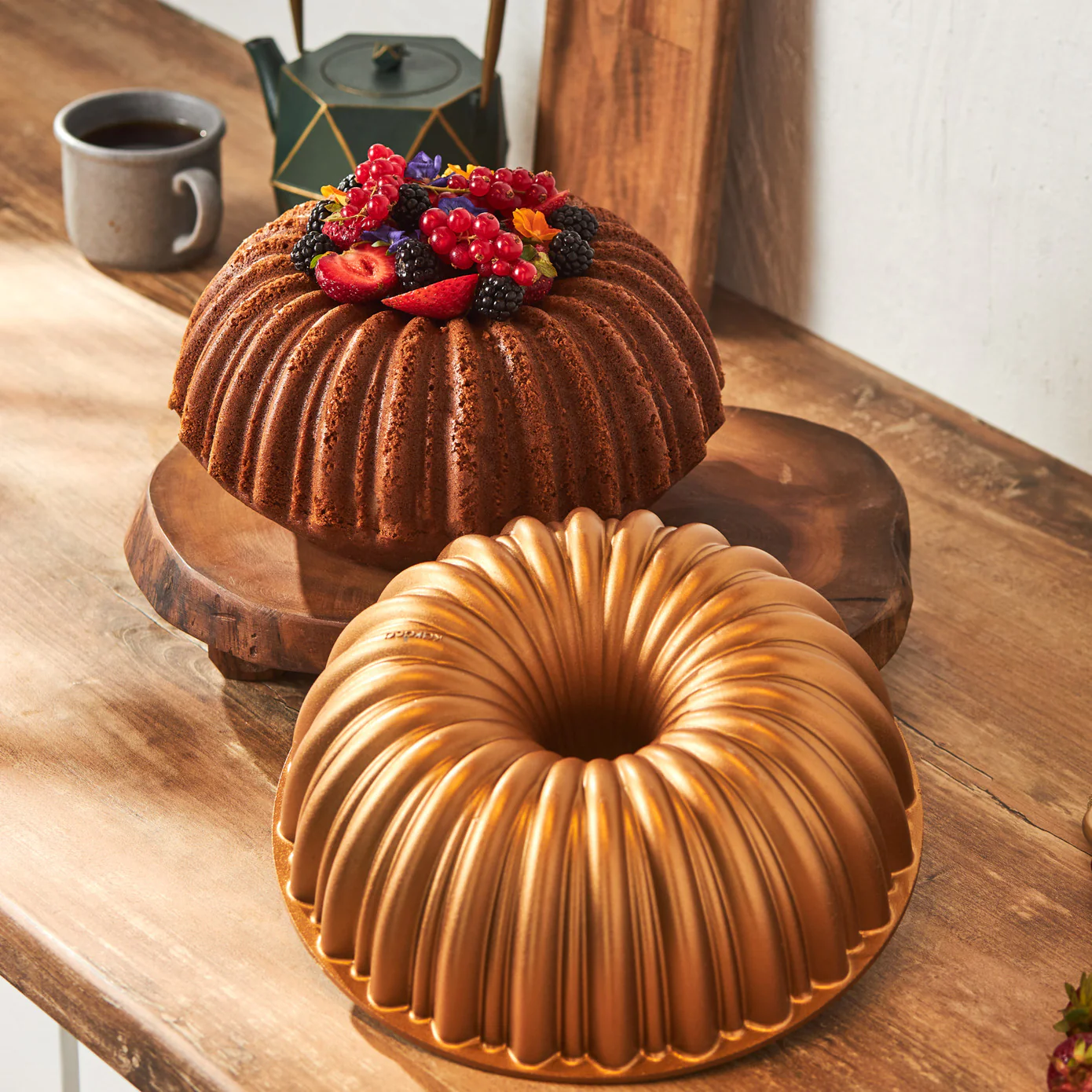 Karaca Cake Pro Gietaluminium Cakevorm Roségoud – Segmenten - Image 4