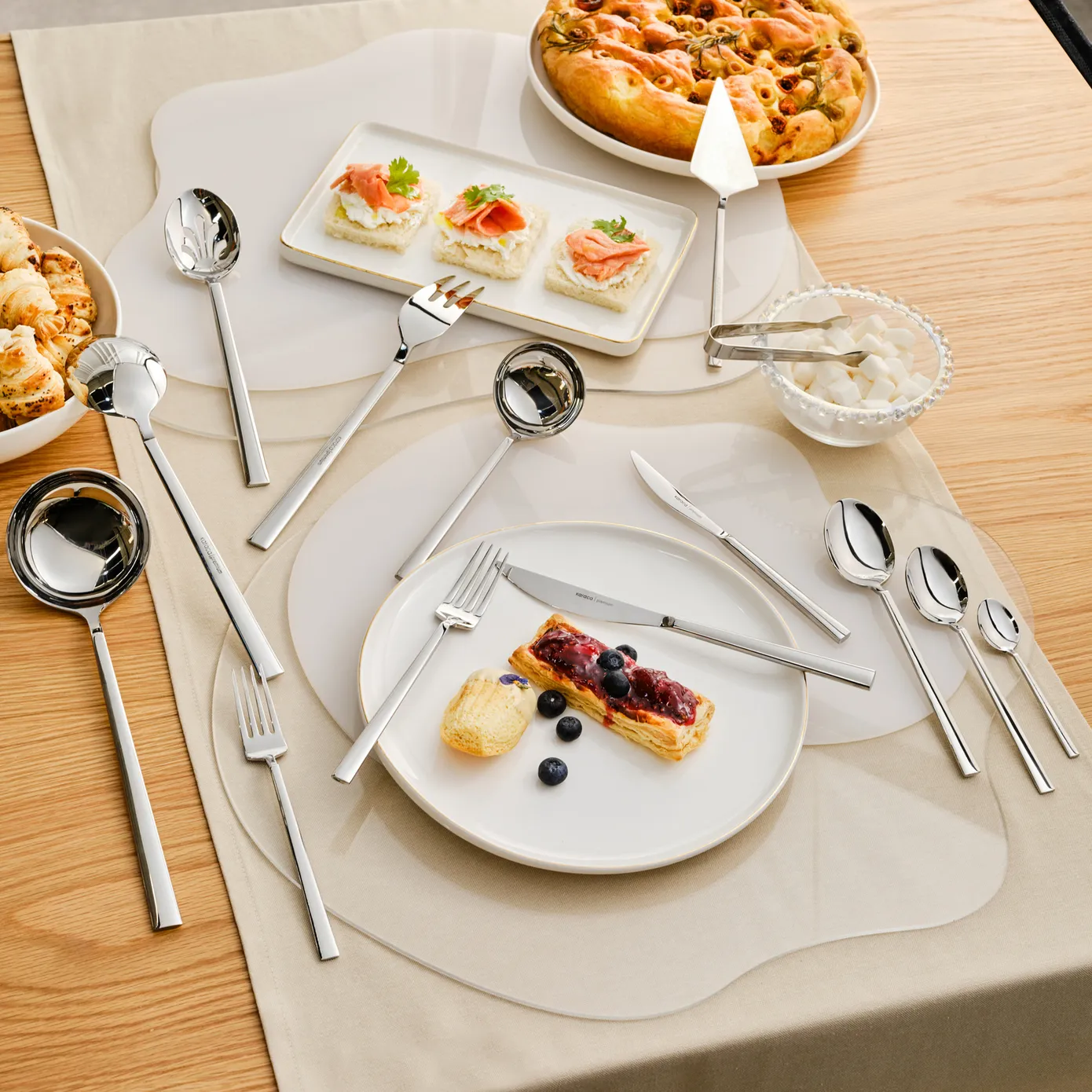 Karaca Carmelo Premium met Bestekset in Doos, 91 Delig - Image 10