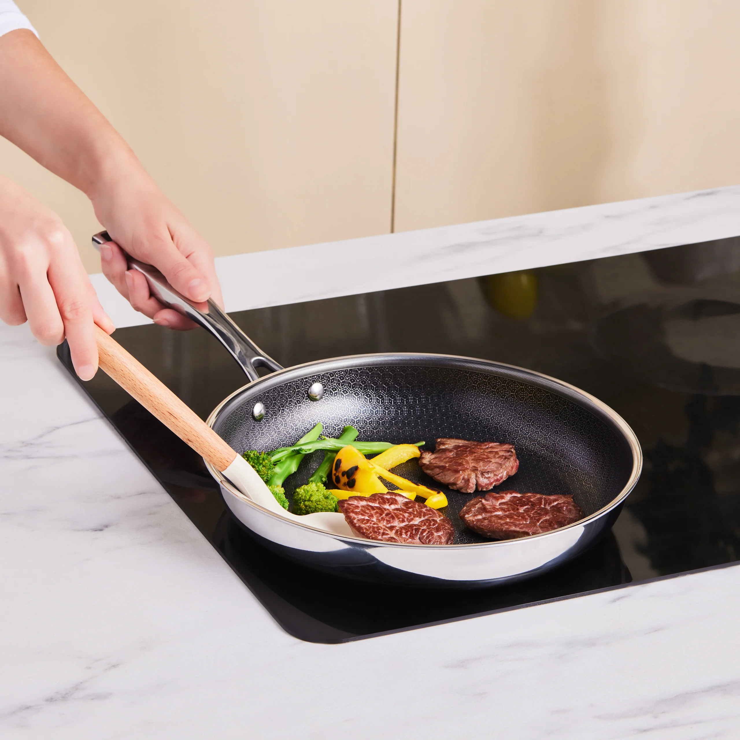 Karaca Ceramica Steel 3-Ply RVS Kookset - Image 8