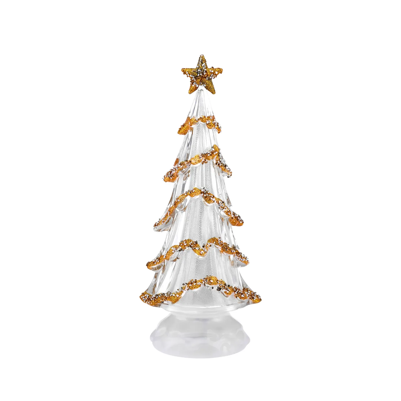 Karaca New Year LED Lichte Kerstboom, 11,5x9,2x27,5 cm