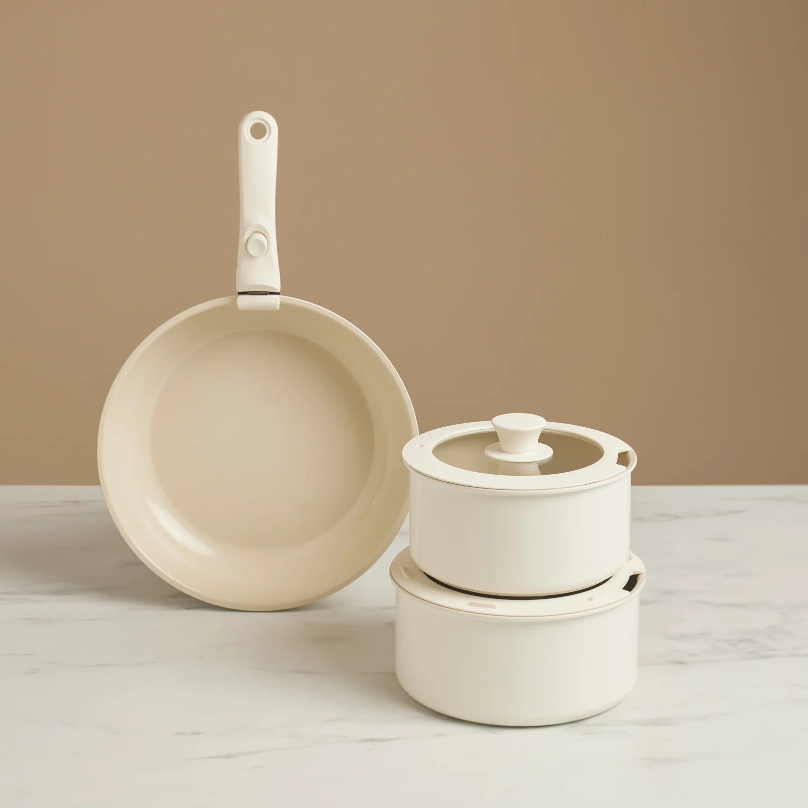 Karaca Comfort 6 Delige Keramische Pannenset Met Afneembare Handgreep - Image 5