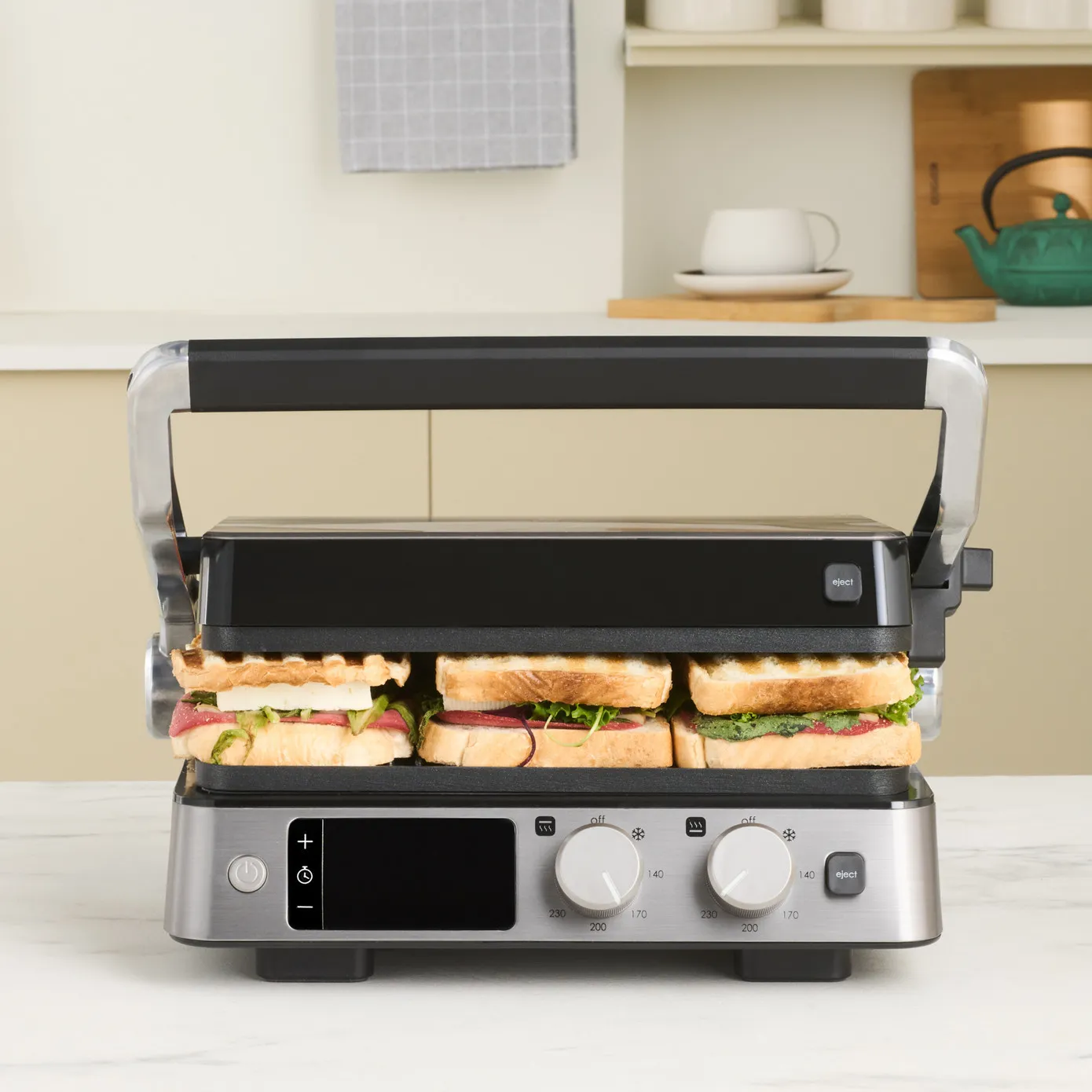Karaca Compact Stalen Grill Inox 2008 Grill en Toaster - Image 5