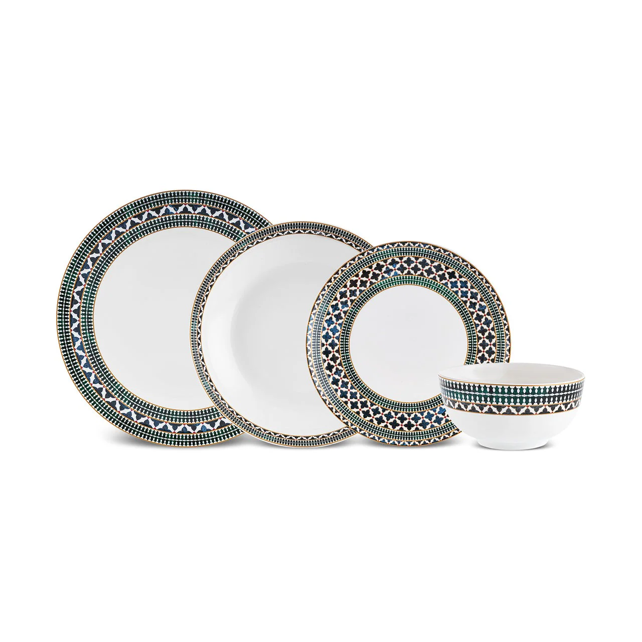 Karaca Cordoba 24-delige Serviesset voor 6 Personen, New Bone, Wit - Image 14