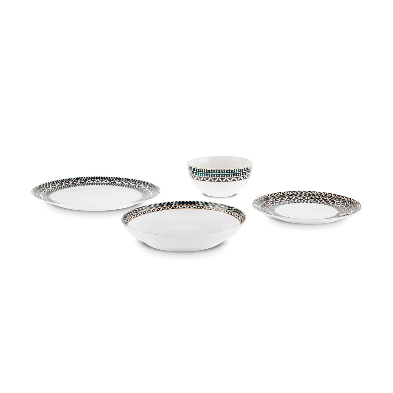 Karaca Cordoba 24-delige Serviesset voor 6 Personen, New Bone, Wit - Image 15