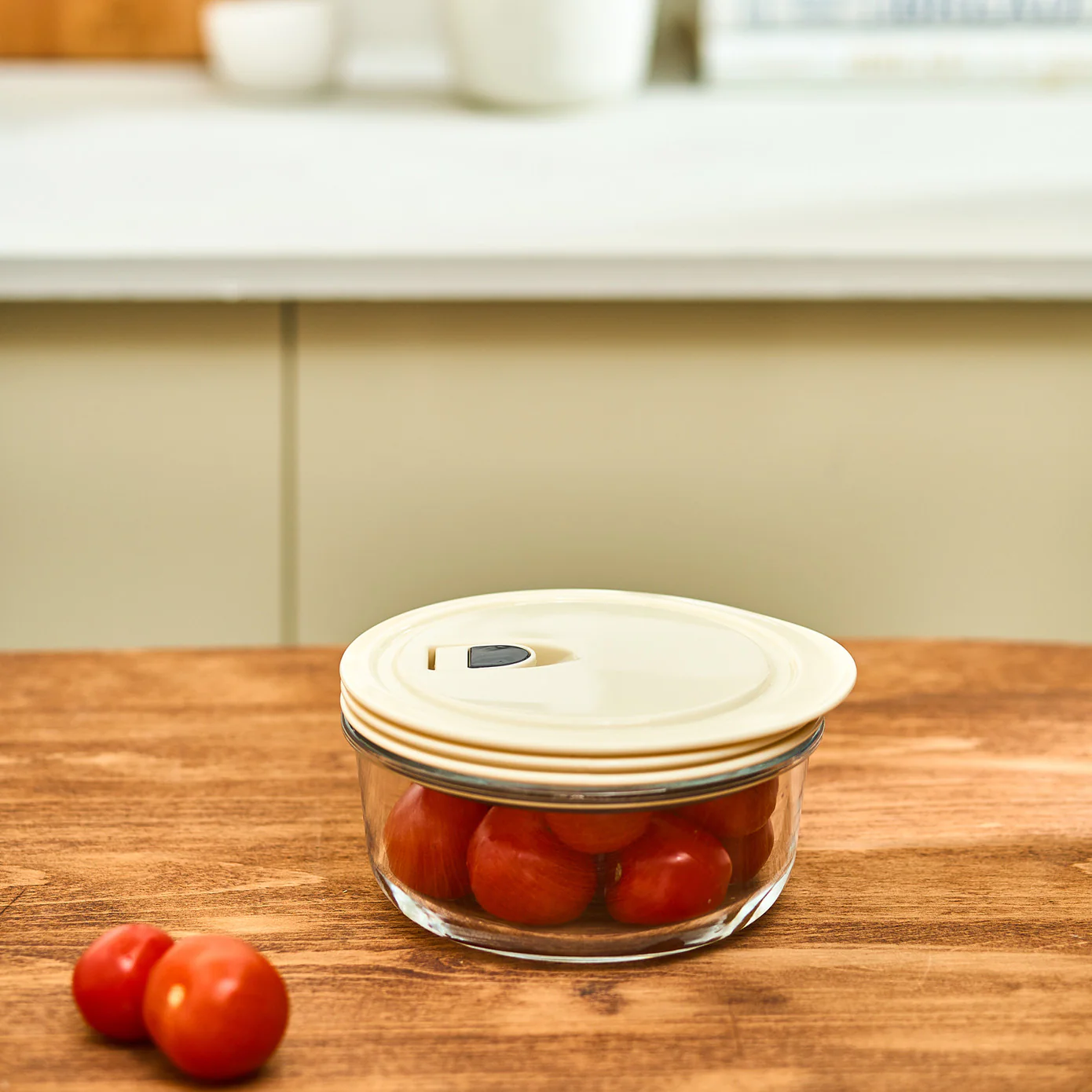 Karaca Cream Vacuüm Voorraadpot 0,6 L - Image 2