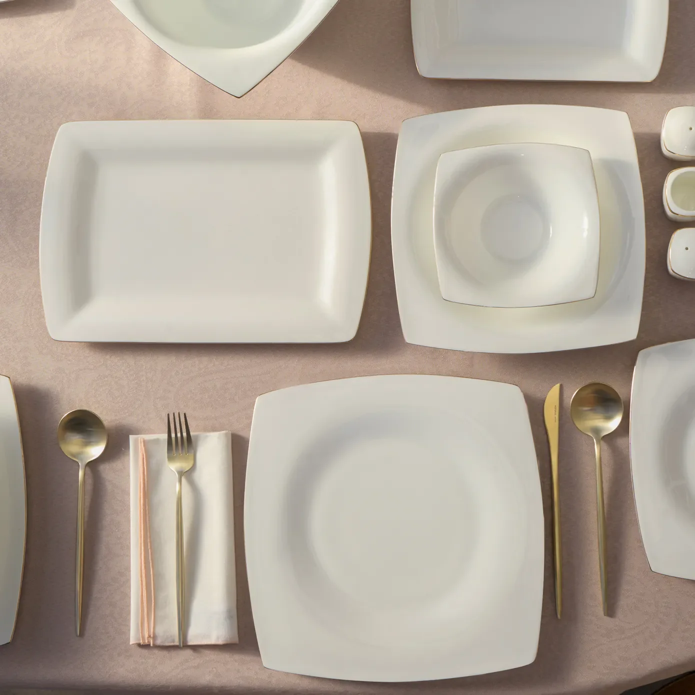 Karaca Dara Gold Fine Pearl 12 Persoons Servies, 58-Delig - Image 3